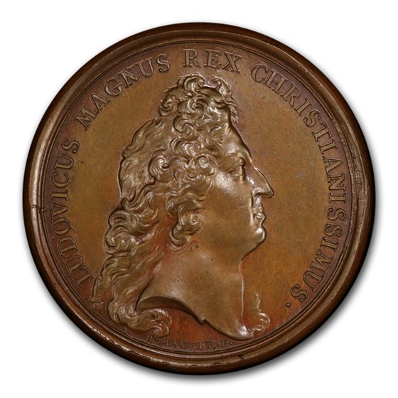 1676 France Conquest of Guyana Medal MS-64 PCGS (Brown) 1676 France Conquest of Guyana Medal MS-64 PCGS (Brown)
